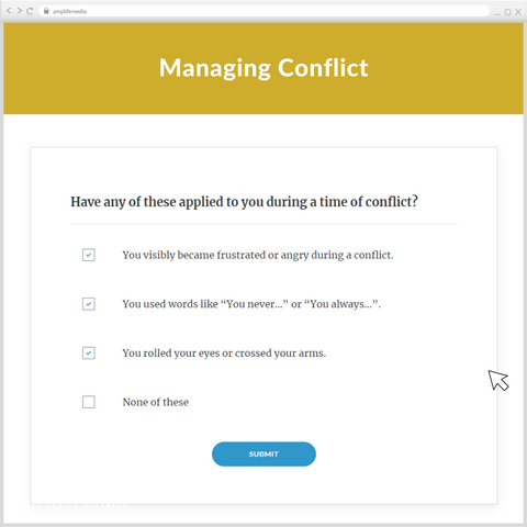 Subscription to Wellbeing Media: Managing Conflict MT 321