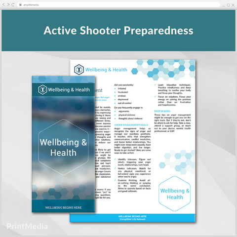 Subscription to Wellbeing Media: Active Shooter Preparedness PrintMedia 922