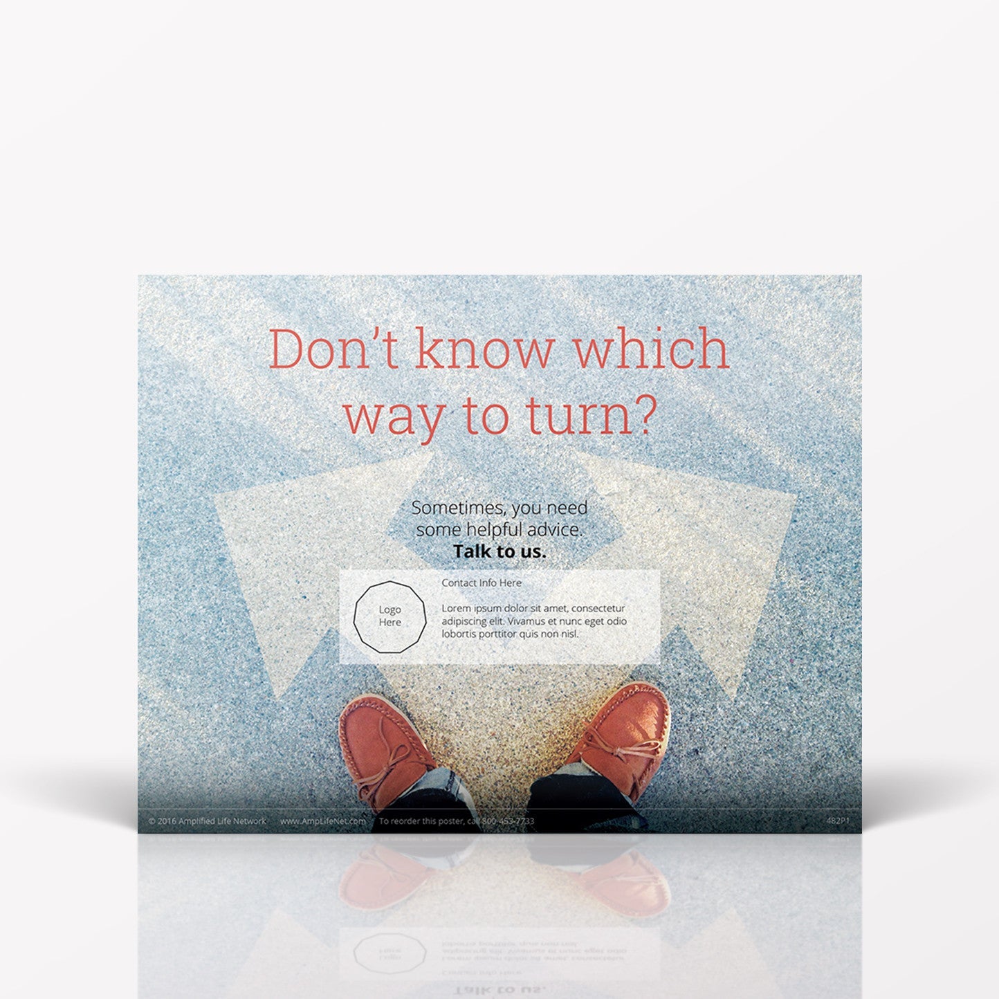 Don't Know Which Way To Turn poster (482P1)